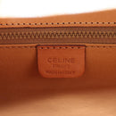 CELINE Macadam Canvas Hand Bag PVC Leather Brown Gold Auth 154707V-20