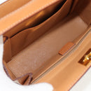 CELINE Macadam Canvas Hand Bag PVC Leather Brown Gold Auth 154707V-10