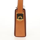 CELINE Macadam Canvas Hand Bag PVC Leather Brown Gold Auth 154707V-3