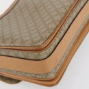 CELINE Macadam Canvas Shoulder Bag PVC Beige Gold Auth 154715-16