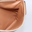 CELINE Macadam Canvas Shoulder Bag PVC Beige Gold Auth 154715-17