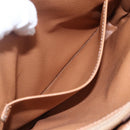 CELINE Macadam Canvas Shoulder Bag PVC Beige Gold Auth 154715-20