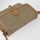 CELINE Macadam Canvas Shoulder Bag PVC Beige Gold Auth 154715-6