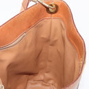 CELINE Macadam Canvas Shoulder Bag PVC Leather Brown Gold Auth 154717-20