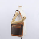 CELINE Macadam Canvas Shoulder Bag PVC Leather Brown Gold Auth 154717-23