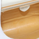 CELINE Shoulder Bag Leather Ivory Gold Auth 154718-10