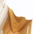 CELINE Shoulder Bag Leather Ivory Gold Auth 154718-20