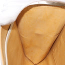 CELINE Shoulder Bag Leather Ivory Gold Auth 154718-21