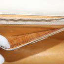 CELINE Shoulder Bag Leather Ivory Gold Auth 154718-11