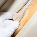 CELINE Shoulder Bag Leather Ivory Gold Auth 154718-12