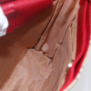 BURBERRY Nova Check Shoulder Bag Canvas Beige Gold Auth 154720-19