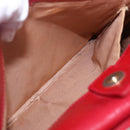 BURBERRY Nova Check Shoulder Bag Canvas Beige Gold Auth 154720-21