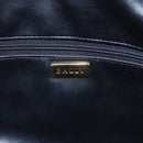 BALLY Hand Bag Leather 2way Black Gold Auth 154723-17