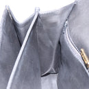 BALLY Hand Bag Leather Black Gold Auth 154724-19