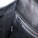 BALLY Hand Bag Leather Black Gold Auth 154724-20