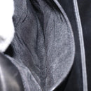 BALLY Hand Bag Leather Black Gold Auth 154724-21