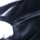 BALLY Hand Bag Leather Black Gold Auth 154726-16