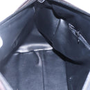 BALLY Hand Bag Leather Black Gold Auth 154726-19