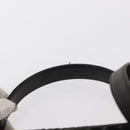 BALLY Hand Bag Leather 2way Black Gold Auth 154727-8