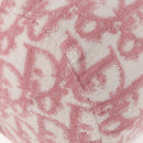 Christian Dior Trotter Canvas Pouch Pile Pink Auth 154730-10