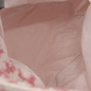 Christian Dior Trotter Canvas Pouch Pile Pink Auth 154730-15