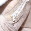 Christian Dior Micro bag Hand Bag Leather 2way Light Blue Gold Auth 154733-22