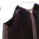 Christian Dior Trotter Canvas Shoulder Bag Brown Gold Auth 154734-19