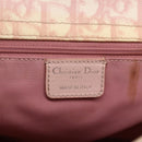 Christian Dior Trotter Canvas Romantic Chain Bag PVC Pink Silver Auth 154738-14