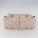 Christian Dior Trotter Canvas Romantic Chain Bag PVC Pink Silver Auth 154738-9