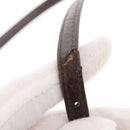 FENDI Zucca Canvas Mamma Baguette Shoulder Bag Black Brown Silver Auth 154739-8