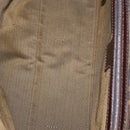 FENDI Zucca Canvas Mamma Baguette Shoulder Bag Black Brown Silver Auth 154739-10