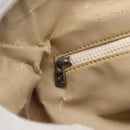 FENDI Zucca Canvas Vanity Hand Bag Black Brown gold Auth 154740-15