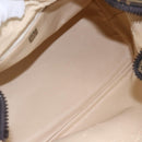 FENDI Zucca Canvas Vanity Hand Bag Black Brown gold Auth 154740-16