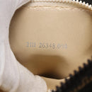 FENDI Zucca Canvas Vanity Hand Bag Black Brown gold Auth 154740-20