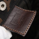 FENDI Zucca Canvas Hand Bag Black Brown Auth 154741-10
