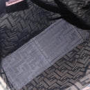 FENDI Zucca Canvas Hand Bag Black Brown Auth 154741-11