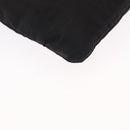 FENDI Zucca Canvas Shoulder Bag Black Silver Auth 154744-14