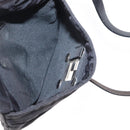 FENDI Zucca Canvas Shoulder Bag Black Silver Auth 154744-22