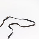 FENDI Zucca Canvas Shoulder Bag Black Silver Auth 154744-8