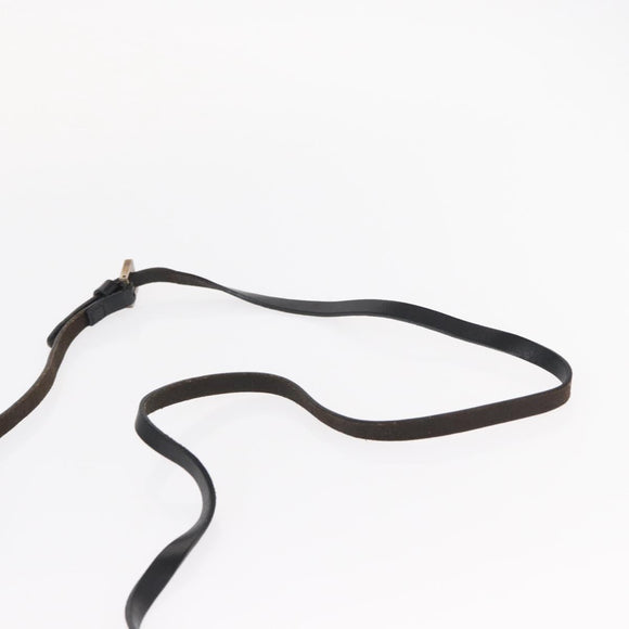 FENDI Zucca Canvas Shoulder Bag Black Silver Auth 154744