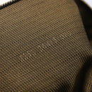 FENDI Zucca Canvas Vanity Hand Bag Black Brown gold Auth 154745-23