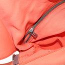 FENDI Mamma Baguette Shoulder Bag Nylon Orange Silver Auth 154746-22