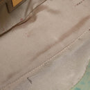 FENDI Zucchino Canvas Mamma Baguette Bag PVC Gold Light Green Auth 154750-11