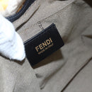 FENDI Zucchino Canvas Tote Bag Multicolor Gold Auth 154751V-16