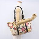 FENDI Zucchino Canvas Tote Bag Multicolor Gold Auth 154751V-22