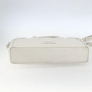 Maison Margiela 5AC Hand Bag Leather 2way White Silver Auth 154753-5