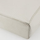 Maison Margiela 5AC Hand Bag Leather 2way White Silver Auth 154753-17