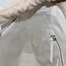 Maison Margiela 5AC Hand Bag Leather 2way White Silver Auth 154753-21