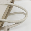 Maison Margiela 5AC Hand Bag Leather 2way White Silver Auth 154753-7