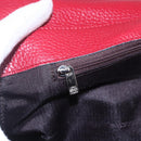 LOEWE Sender Shoulder Bag Leather Red Gold Auth 154754-22